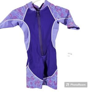 Tuga High Tide 1-Piece Purple Long Sleeve Rashguard NWT Infant Size 6-12 Months